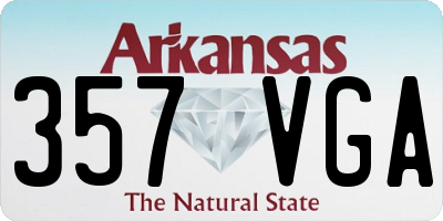 AR license plate 357VGA