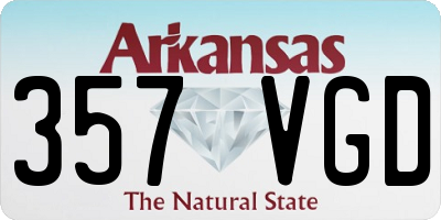 AR license plate 357VGD
