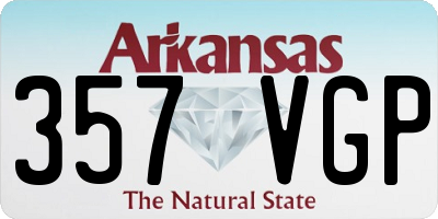 AR license plate 357VGP