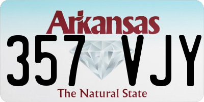 AR license plate 357VJY