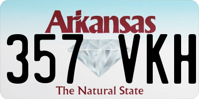 AR license plate 357VKH