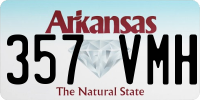 AR license plate 357VMH