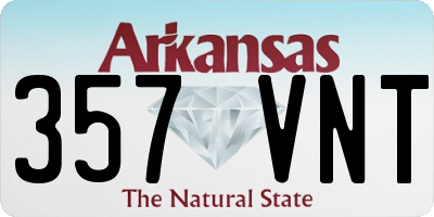 AR license plate 357VNT