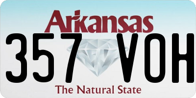 AR license plate 357VOH