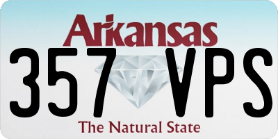 AR license plate 357VPS