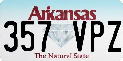 AR license plate 357VPZ