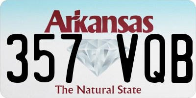 AR license plate 357VQB