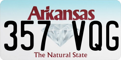 AR license plate 357VQG