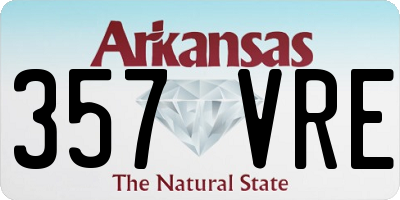 AR license plate 357VRE