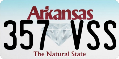 AR license plate 357VSS