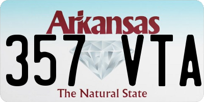 AR license plate 357VTA