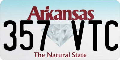 AR license plate 357VTC