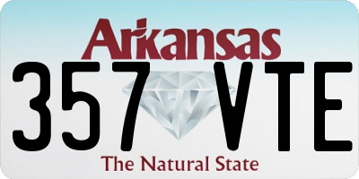 AR license plate 357VTE