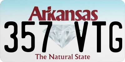 AR license plate 357VTG