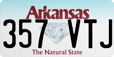 AR license plate 357VTJ