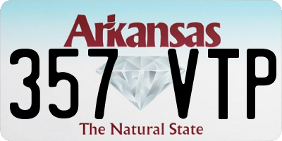 AR license plate 357VTP
