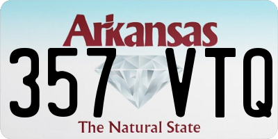 AR license plate 357VTQ