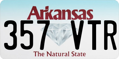 AR license plate 357VTR