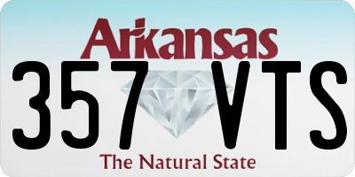 AR license plate 357VTS