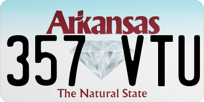 AR license plate 357VTU