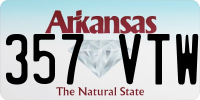 AR license plate 357VTW