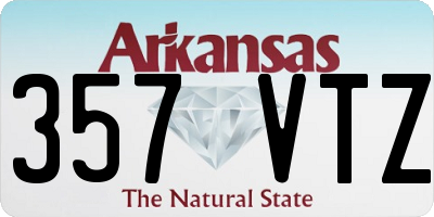 AR license plate 357VTZ