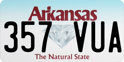 AR license plate 357VUA