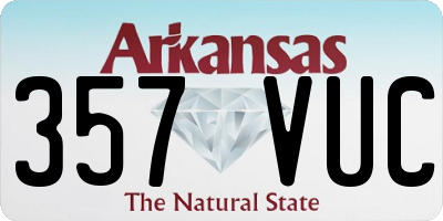 AR license plate 357VUC