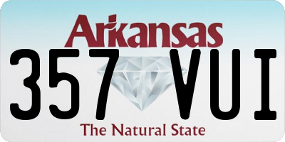 AR license plate 357VUI