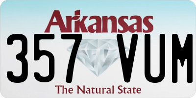 AR license plate 357VUM