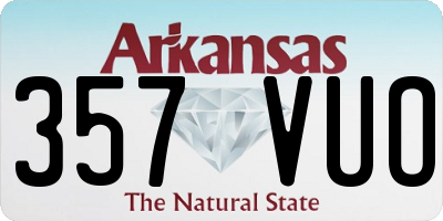 AR license plate 357VUO