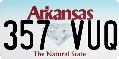 AR license plate 357VUQ