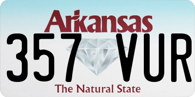 AR license plate 357VUR