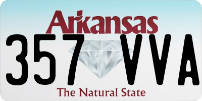 AR license plate 357VVA