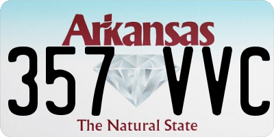 AR license plate 357VVC