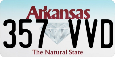 AR license plate 357VVD