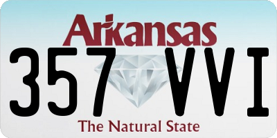 AR license plate 357VVI