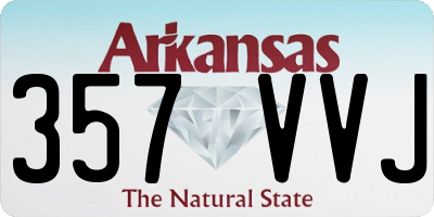 AR license plate 357VVJ