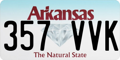 AR license plate 357VVK