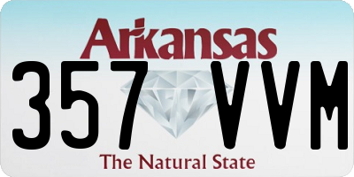 AR license plate 357VVM