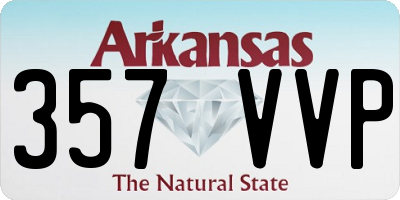 AR license plate 357VVP