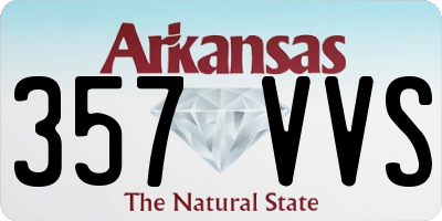 AR license plate 357VVS