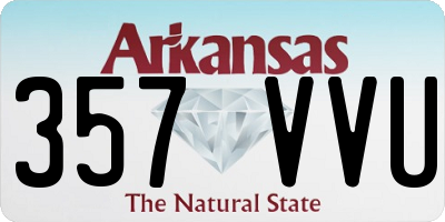 AR license plate 357VVU