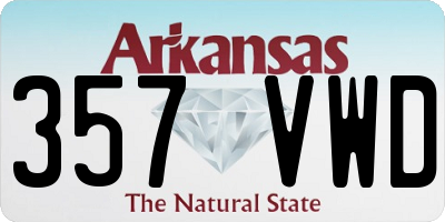AR license plate 357VWD
