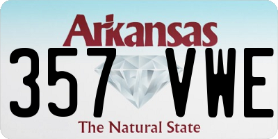 AR license plate 357VWE