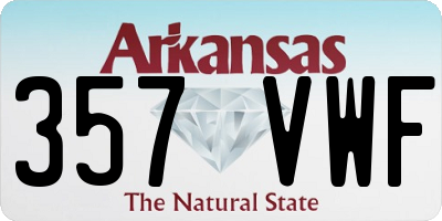 AR license plate 357VWF