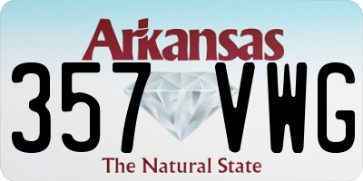 AR license plate 357VWG