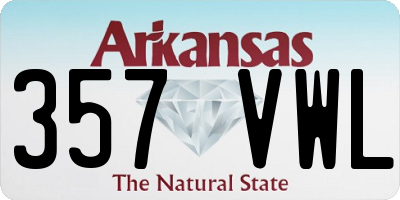 AR license plate 357VWL