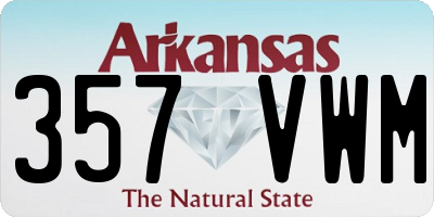 AR license plate 357VWM