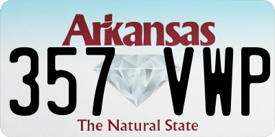 AR license plate 357VWP